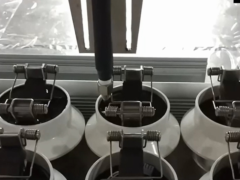 燈具底座自動灌膠機視頻